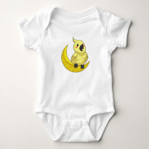 Parrot with Moon Baby Bodysuit