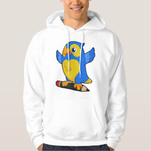 Parrot with Pencil Hoodie