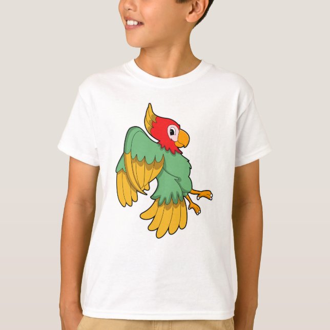 Parrot with red Head T-Shirt (Front)
