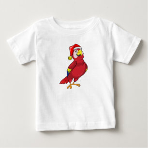 Parrot with Santa hat Baby T-Shirt