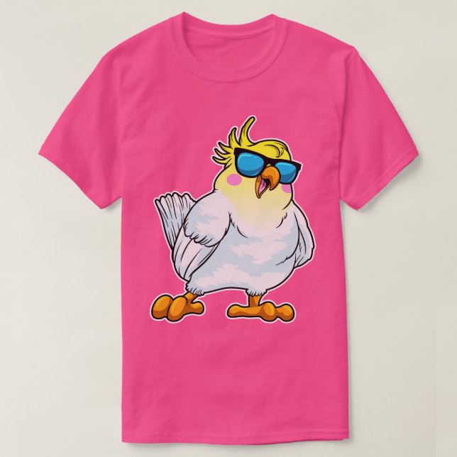 Parrot with Sunglasses 1 T-Shirt (Design Front)
