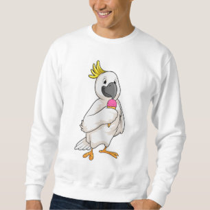 Parrot with Waffle ice cream Sweatshirt
