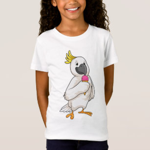 Parrot with Waffle ice cream T-Shirt