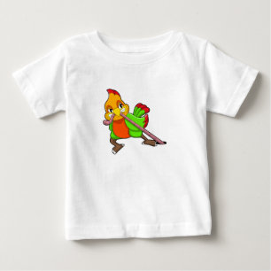 Parrot with Worm Baby T-Shirt