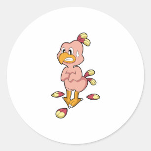 Parrot without Feathers.PNG Classic Round Sticker