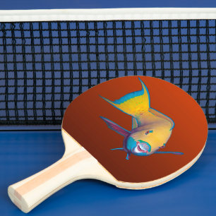 Parrotfish - Abstract Design - Cut out of photo Ping Pong Paddle