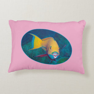 Parrotfish Underwaterphoto - Photographic design   Decorative Cushion