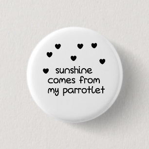Parrotlet, Parrot button, bird button