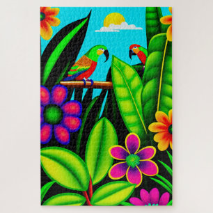 Parrots 1014 piece Jigsaw Puzzle