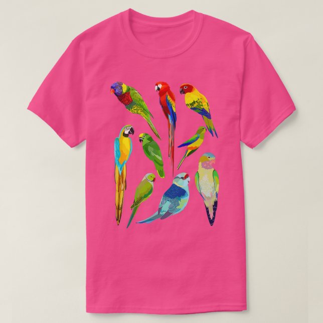 Parrots 2 T-Shirt (Design Front)