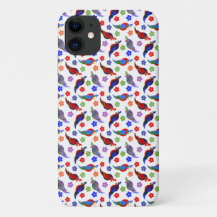 Parrots and Flowers iPhone 11 Case