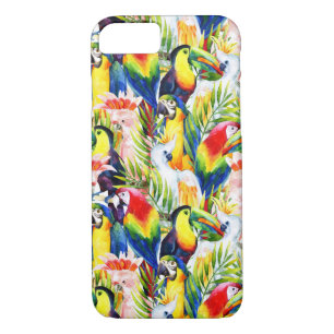 Parrots And Palm Leaves iPhone 8/7 Case
