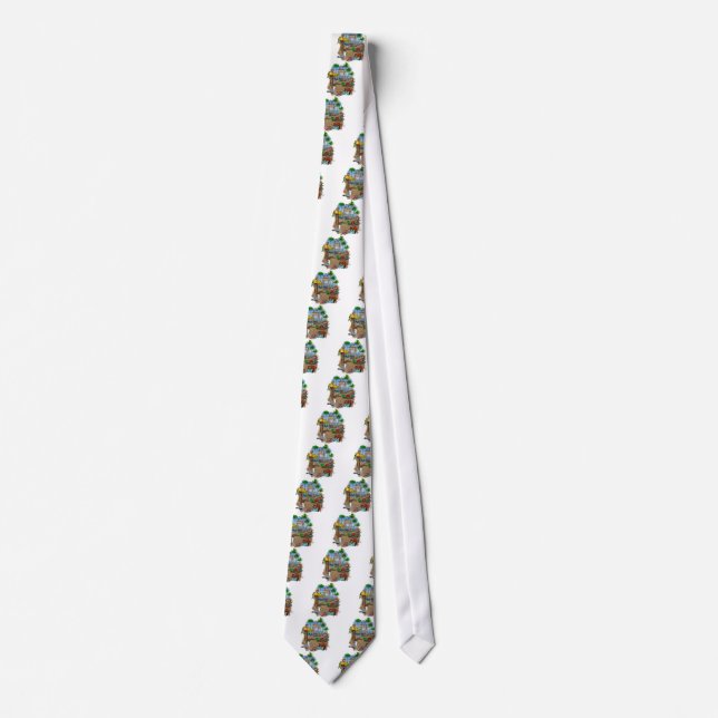 Parrots Beach Party Tie (Front)