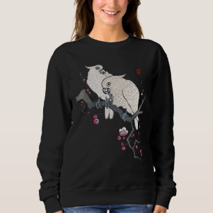 Parrots Birds Cherry Blossom Japanese Sakura Japan Sweatshirt