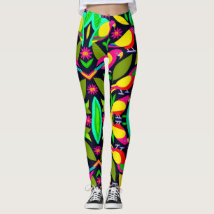 Parrots Design Leggings