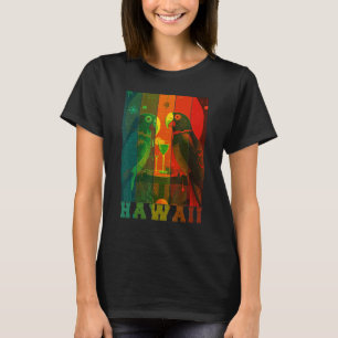 Parrots Drinking Margarita Hawaiian Vacation Men W T-Shirt