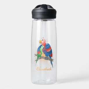 Parrots Happy Mother's Day Water Bottle