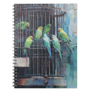 Parrots in the Cage Notebook