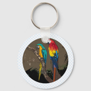 Parrots Key Ring