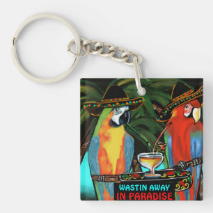 Parrots Key Ring