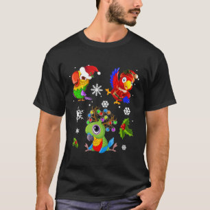 Parrots Merry Christmas Shirt T-Shirt
