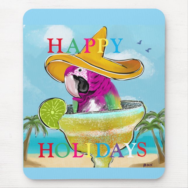 PARROTS  MOUSE MAT (Front)