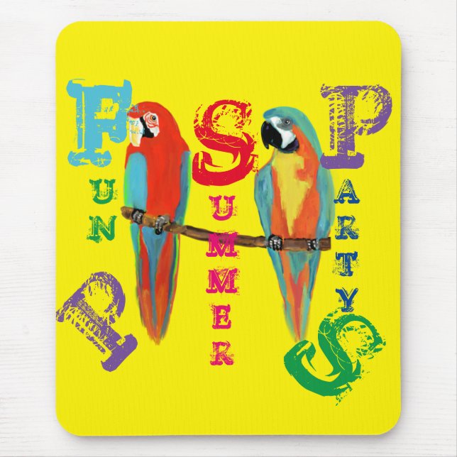 PARROTS MOUSE MAT (Front)
