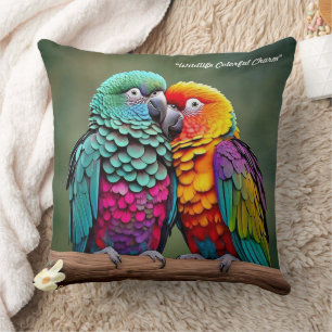 "Parrot's Natural Beauty" Cushion