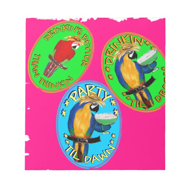 PARROTS NOTEPAD (Front)