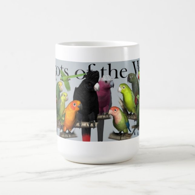 Parrots of the World Coffee Mug (Center)