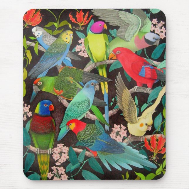 Parrots of the World II Mouse Mat (Front)