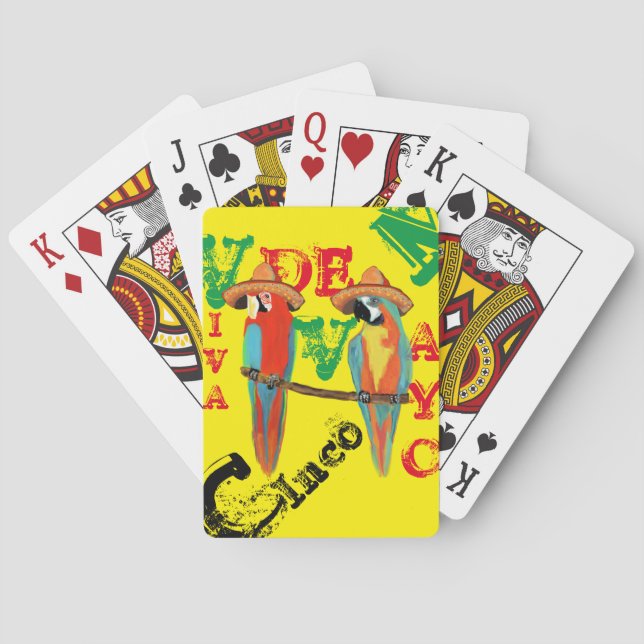 PARROTS PLAYING CARDS (Back)
