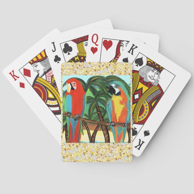 PARROTS PLAYING CARDS (Back)