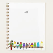 Parrots Spiral Year Planner