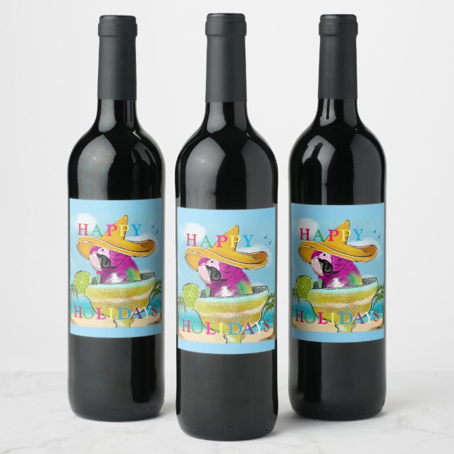 PARROTS  WINE LABEL (Bottles)