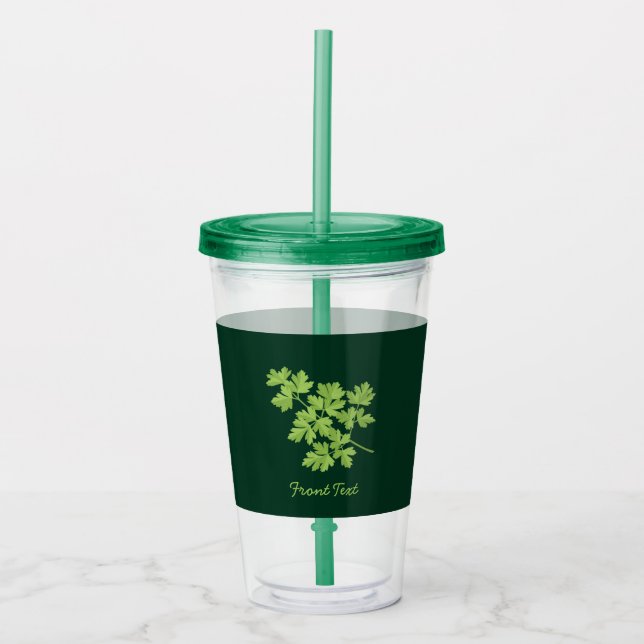 Parsley Acrylic Tumbler (Front)