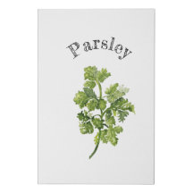 Parsley - Faux Wrapped Canvas Print