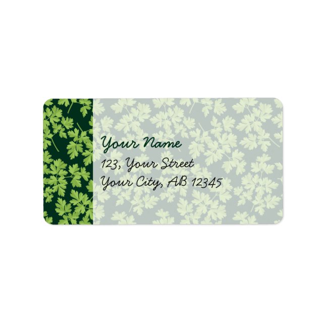 Parsley Label (Front)