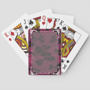 parsley leaf rose playing cards