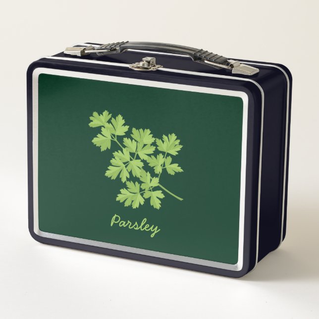 Parsley Metal Lunch Box (Front)