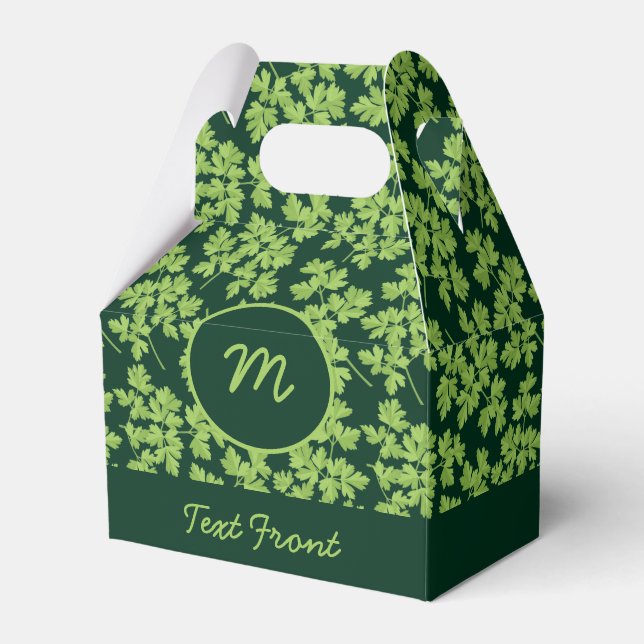 Parsley Pattern Favour Box (Front Side)