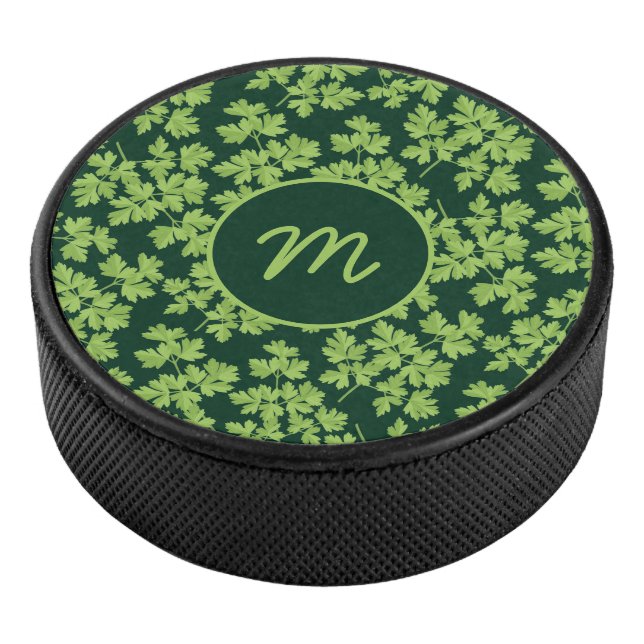 Parsley Pattern Hockey Puck (3/4)