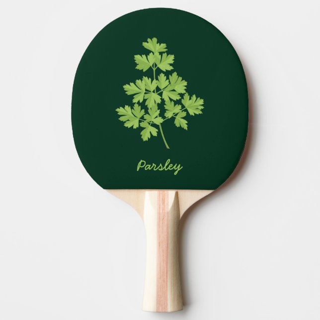 Parsley Ping Pong Paddle (Front)