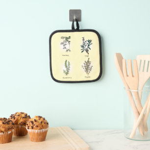 Parsley Sage Rosemary & Thyme Herbs Pot Holder