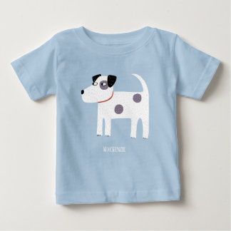 Parson Jack Russell Terrier Dog Personalised Baby T-Shirt