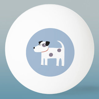 Parson Jack Russell Terrier Dog Ping Pong Ball