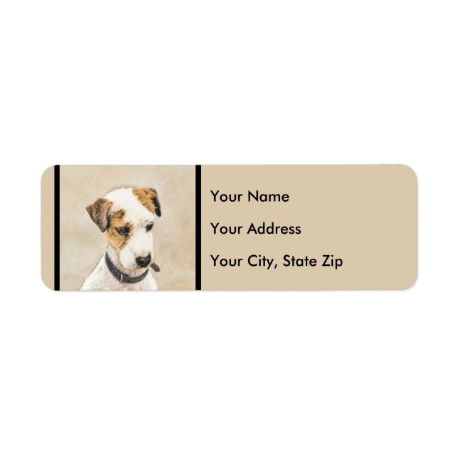 Parson Jack Russell Terrier Painting - Dog Art (Front)