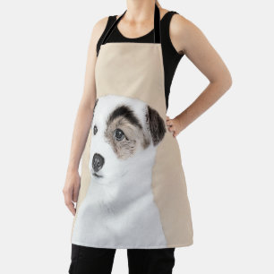 Parson Jack Russell Terrier Painting - Dog Art Apron