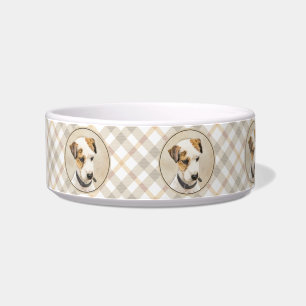 Parson Jack Russell Terrier Painting - Dog Art Bowl