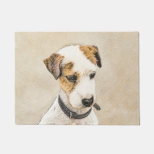 Parson Jack Russell Terrier Painting - Dog Art Doormat